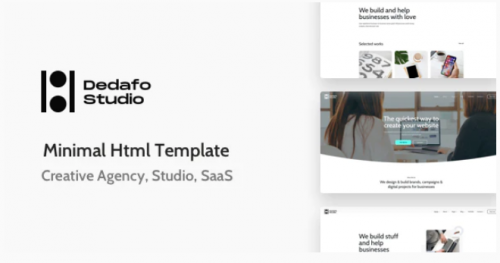 Dedafo – Corporate, SaaS, Technology HTML Minimal Template dedafo corporate saas technology html minimal template