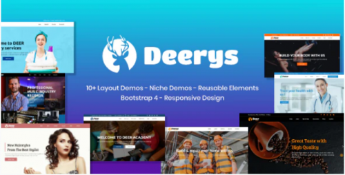 Deerys – Responsive Multi-Purpose HTML Template deerys responsive multi purpose html template