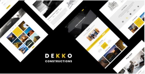 Dekko – Construction HTML5 Template dekko construction html template