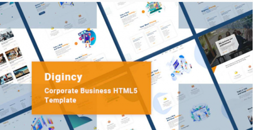 Digincy – Corporate Business Bootstrap 4 Template digincy – corporate business bootstrap template