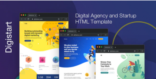 Digistart – Digital Company HTML Template digistart digital company html template