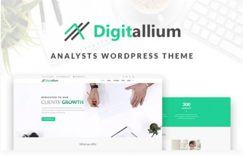 Digitalium – Marketing Agency WordPress Theme digitalium marketing agency wordpress theme