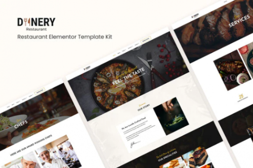 Dinery | Restaurant Elementor Template Kit dinery restaurant elementor template kit