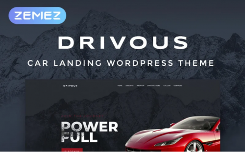 Drivous – Car Landing Responsive Elementor WordPress Theme drivous car landing responsive elementor wordpress theme