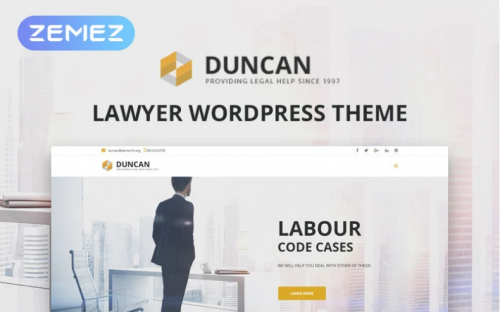 Duncan – Lawyer Company Responsive WordPress Theme duncan lawyer company responsive wordpress theme