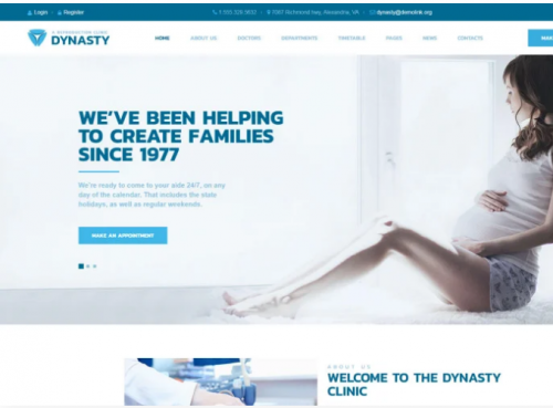 Dynasty – Reproduction Clinic Responsive WordPress Theme dynasty reproduction clinic responsive wordpress theme