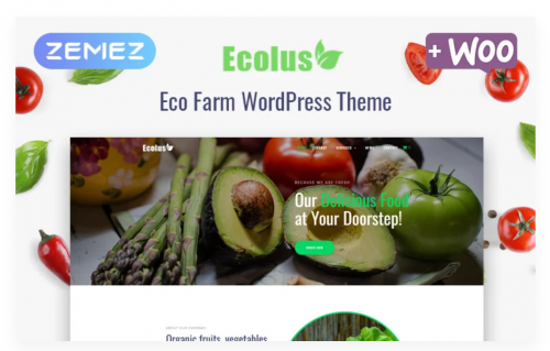 Ecolus – Organic Food Delivery ECommerce Modern Elementor WordPress Theme ecolus organic food delivery ecommerce modern elementor wordpress theme