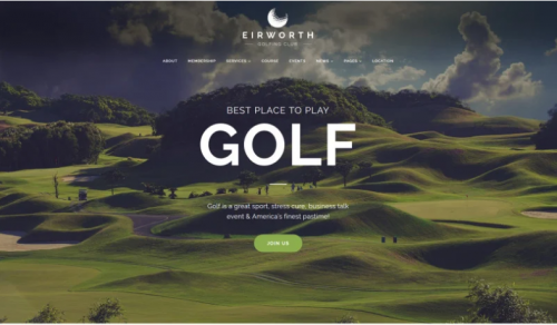 Eirworth – Golfing Club Responsive WordPress Theme eirworth golfing club responsive wordpress theme