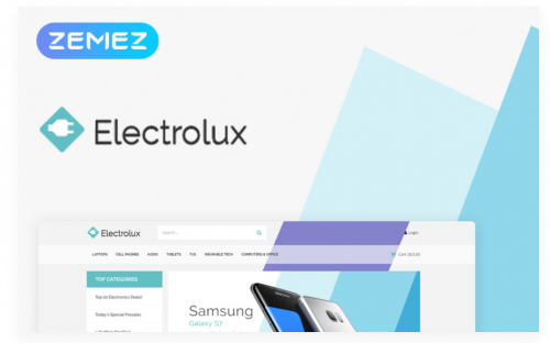 Electrolux – Electronics Shop Elementor WooCommerce Theme electrolux electronics shop elementor woocommerce theme