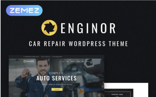 Enginor – Eye-catching Car Tuning Service WordPress Theme enginor eye catching car tuning service wordpress theme