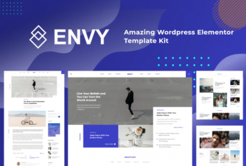 Envy – Elementor Template Kit News Magazine envy elementor template kit news magazine