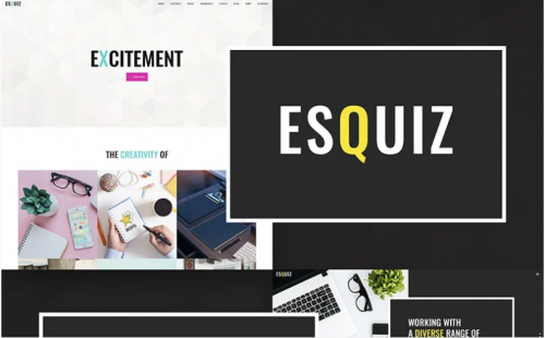 Esquiz – Design Studio WordPress Theme esquiz design studio wordpress theme