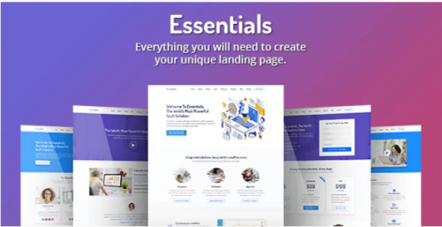 Essentials – High Converting SaaS Landing Page Template essentials high converting saas landing page template
