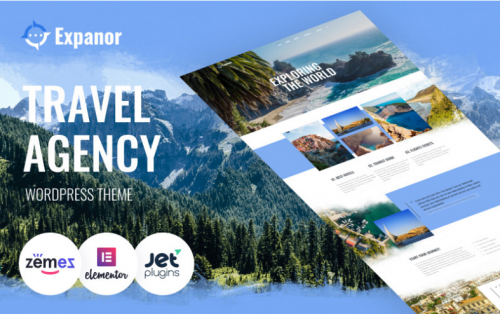 Expanor – Travel Agency Multipurpose Modern Elementor WordPress Theme expanor travel agency multipurpose modern elementor wordpress theme