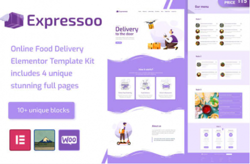 Expressoo – Online Food Delivery Template Kit expressoo online food delivery template kit