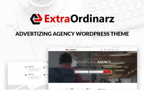 ExtraOrdinarz – Advertising Agency WordPress Theme extraordinarz advertising agency wordpress theme