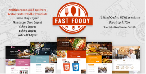 Fast Foody – Multipurpose Restaurants HTML5 Template fast foody multipurpose restaurants html template