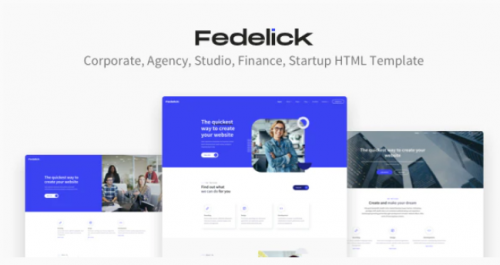 Fedelick – Corporate, Agency Multi-Purpose HTML Template fedelick corporate agency multi purpose html template