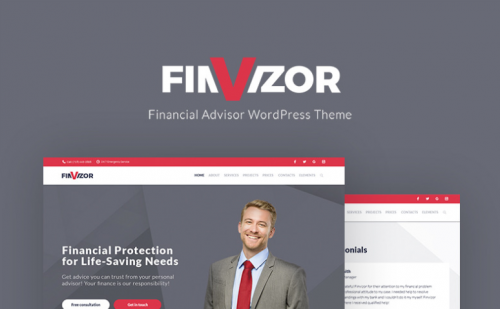 FinVisor Business Consultant WordPress Theme finvisor business consultant wordpress theme