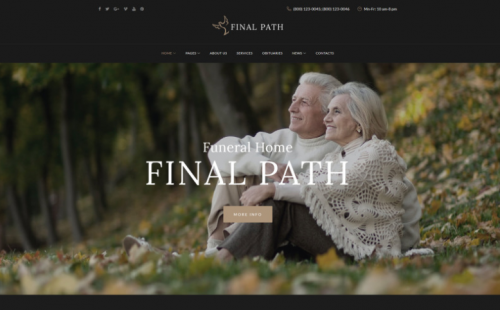 Final Path – Funeral Home Responsive WordPress Theme final path funeral home responsive wordpress theme