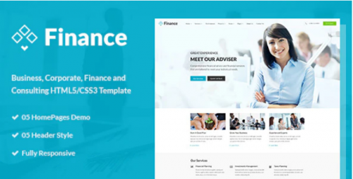 Finance – Business & Financial HTML5 Template finance business financial html template