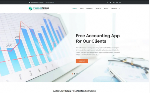 FinanceGroup – Accounting & Finance Business WordPress Theme financegroup accounting finance business wordpress theme