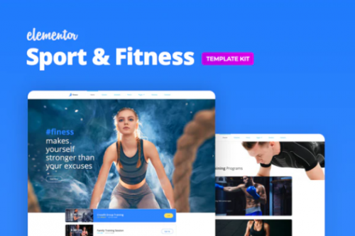 Finess – Fitness for Elementor finess – fitness template kit for elementor
