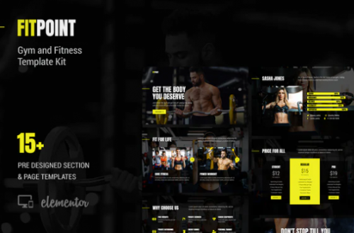 Fit Point – Gym & Fitness Template Kit fit point gym fitness template kit