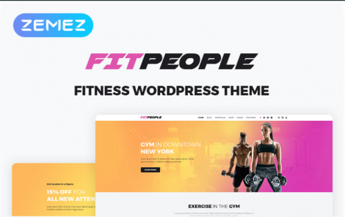 FitPeople – Fitness Elementor WordPress Theme fitpeople fitness elementor wordpress theme