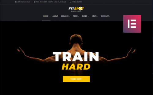 FitSpot – Fitness Studio Elementor WordPress Theme fitspot fitness studio elementor wordpress theme