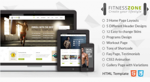 Fitness Zone | Sports HTML Theme fitness zone sports html theme
