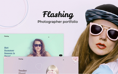 Flashing – Photographer Portfolio WordPress Theme flashing photographer portfolio wordpress theme