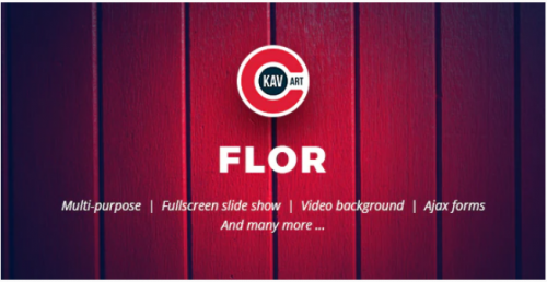 Flor – HTML Responsive Template flor html responsive template