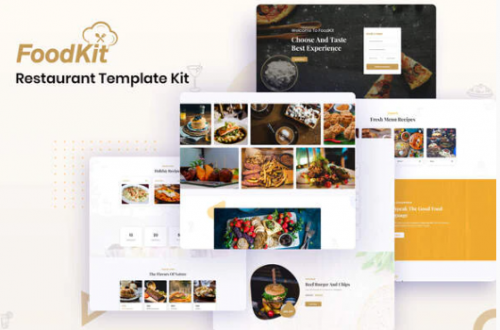 FoodKit – Restaurant Template Kit foodkit restaurant template kit