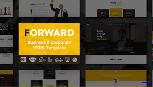 Forward – Business & Corporate HTML Template forward business corporate html template