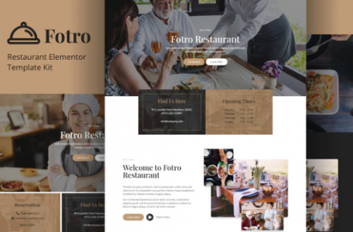 Fotro – Food & Restaurant Elementor Template Kit fotro food restaurant elementor template kit
