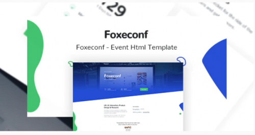 Foxeconf – Event HTML Template foxeconf event html template