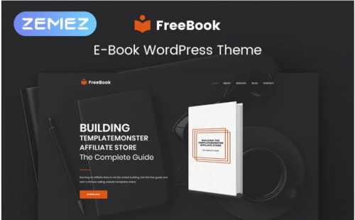 FreeBook – Ebooks Multipurpose Modern Elementor WordPress Theme freebook ebooks multipurpose modern elementor wordpress theme