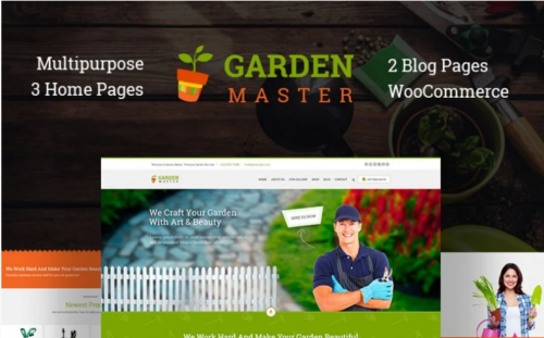 Garden Master WordPress Theme garden master wordpress theme