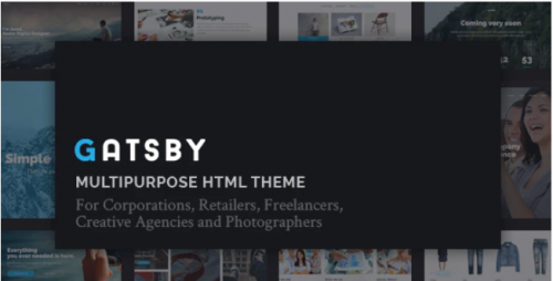 Gatsby – Business, Consulting, Agency, App Showcase, Portfolio HTML Theme gatsby business consulting agency app showcase portfolio html theme