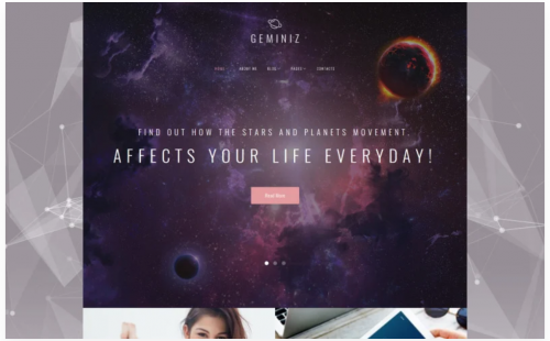 Geminiz – Astrology Blog WordPress Theme geminiz astrology blog wordpress theme