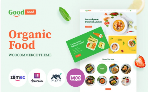 GoodFood – Stylish Organic Food Template WooCommerce Theme goodfood stylish organic food template woocommerce theme
