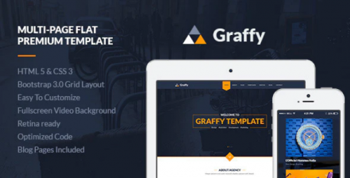 Graffy – Responsive Multi-Purpose Flat Template graffy responsive multi purpose flat template