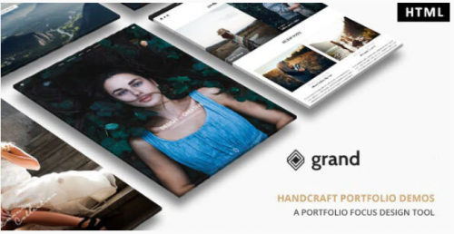 Grand Portfolio – HTML Template grand portfolio html template