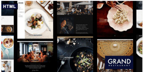 Grand Restaurant HTML Template grand restaurant html template