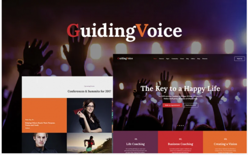 Guiding Voice – Life Coach WordPress Theme guiding voice life coach wordpress theme