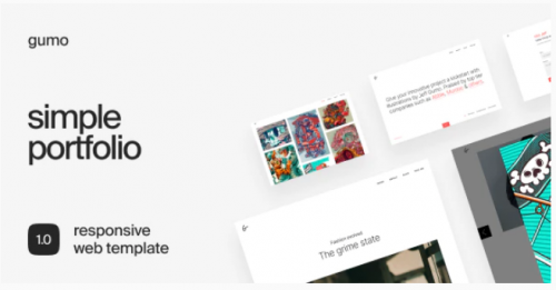Gumo – Simple Portfolio Template gumo – simple portfolio template