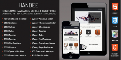 Handee – Mobile Template handee mobile template