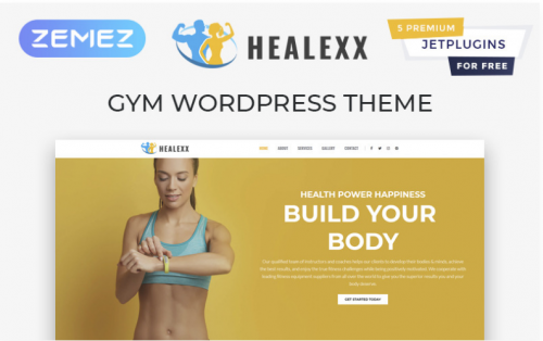Healexx – Gym Multipurpose Modern Elementor WordPress Theme healexx gym multipurpose modern elementor wordpress theme