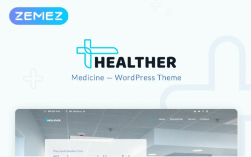 Healther – Medical Services Elementor WordPress Theme healther medical services elementor wordpress theme